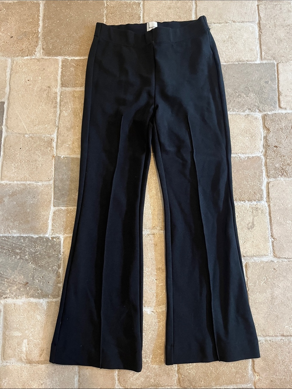 Maeve The Margot Black Kick Flare Ponte Pants - Picture 3 of 7